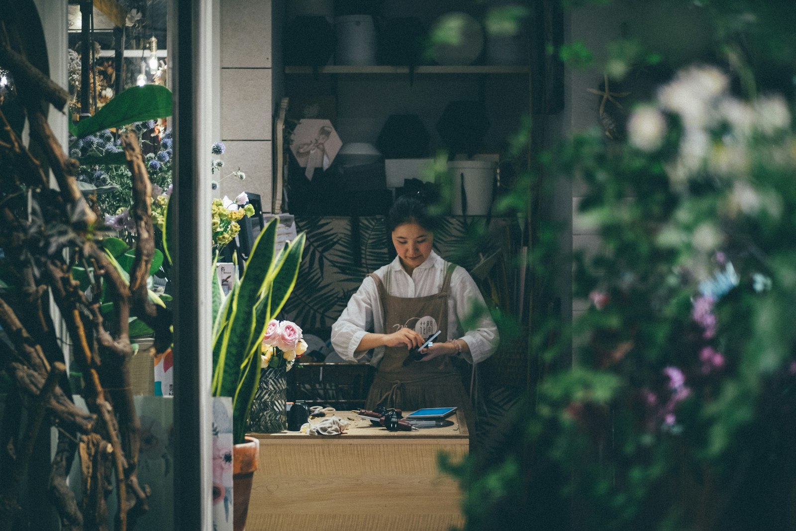 A small business at work